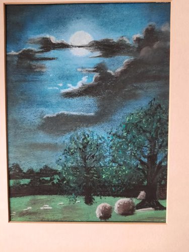 Carol, Moonlight, soft pastels.